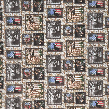 Realtree - Patriotic - Deer and Flag Multi Patch Multi Yardage Primary Image
