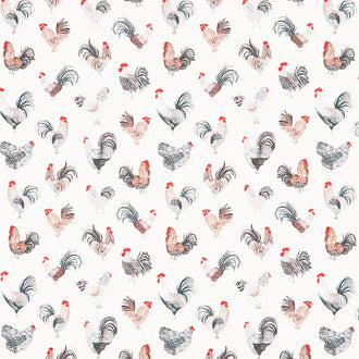 Farm Fresh - Chickens Cream Yardage