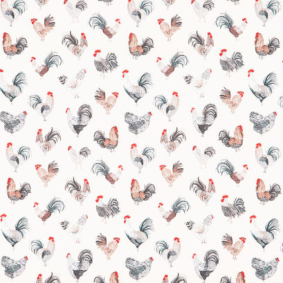 Farm Fresh - Chickens Cream Yardage