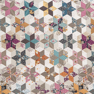 English Garden - Stardust Cheater Sugar and Cream Yardage