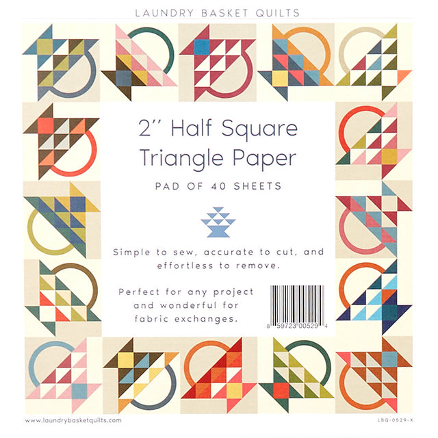 2" Finished Triangle Paper for Layer Cake
