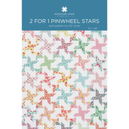 2 for 1 Pinwheel Stars Quilt Pattern by Missouri Star