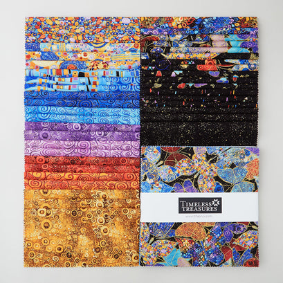Wings of Gold Metallic 10" Squares