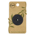 Recycled Cotton 30mm Button - Black Alternative View #1