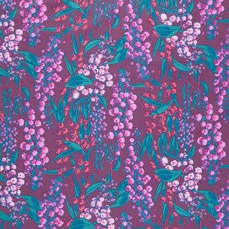 Welcome Home - Adelaide Aubergine Yardage