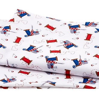 Sew Tweet - Thread and Seam Ripper White 2 Yard Cut