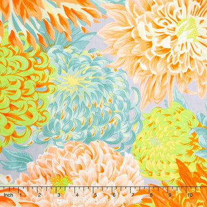 Kaffe Collective - Pastel Japanese Chrysanthemum Spring Yardage