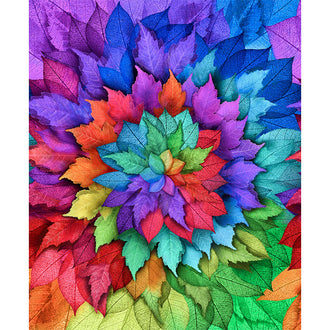 Neon Nature - Wild Nature Leaves Bright Panel