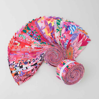 Kaffe Fassett Collective - August 2023 Hot Colorway 2 1/2" Strips