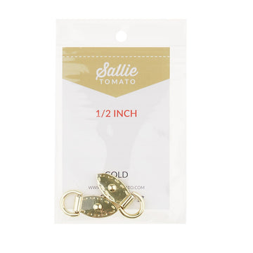 Sallie Tomato Mini Strap Connectors - Gold Alternative View #1