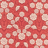 Flower Press - Floral Crimson Yardage Primary Image
