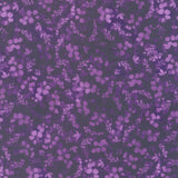 Fusions Wide - Leaves Eggplant 108" Wide Backing Primary Image