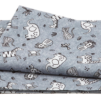 Out of Africa - Safari Mates Gray 2 Yard Cut