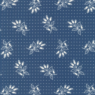 American Gatherings II - Liberty Floral Loyal Blue Yardage