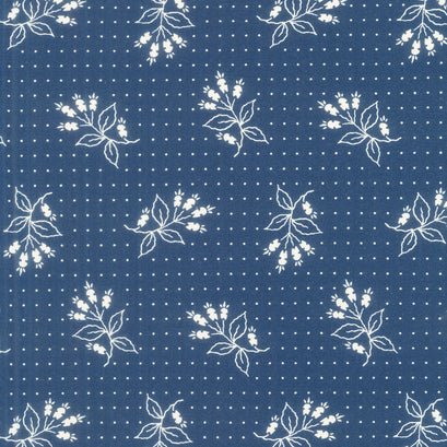 American Gatherings II - Liberty Floral Loyal Blue Yardage