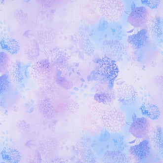 Hydrangea Bliss - Hydrangea Dreams Lavender Yardage