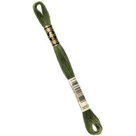 DMC Embroidery Floss - 3051 Dark Green Gray Primary Image