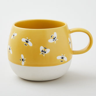 ESP Bees Round Stoneware Mug