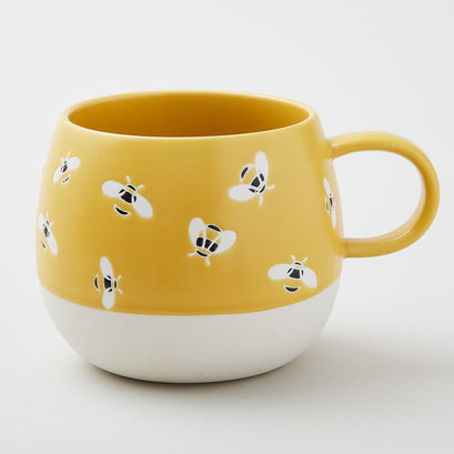 ESP Bees Round Stoneware Mug
