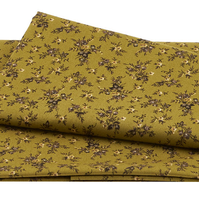 Right as Rain - Floral Green 2 Yard Cut