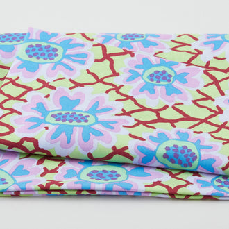 Kaffe Fassett Collective - February 2023 Flower Net Lime 2 Yard Cut