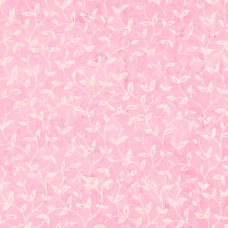 Tonga Batiks - Flutter Tonal Vines Pink Yardage