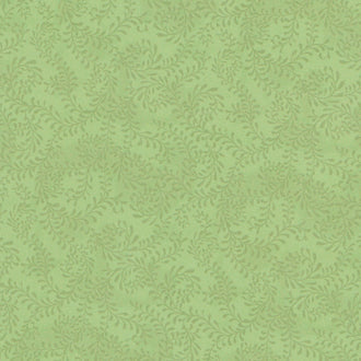 Wilmington Essentials - Swirling Leaves Green 108" Wide Backing Yardage