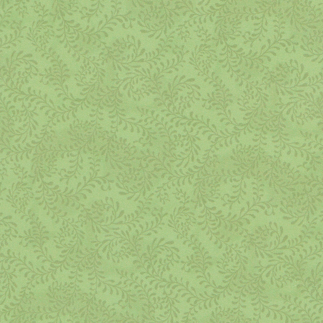 Wilmington Essentials - Swirling Leaves Green 108" Wide Backing Yardage Primary Image