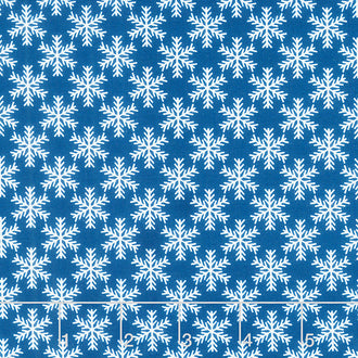 Winter Blooms - Snow Fall Blue Yardage