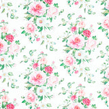 Blush - Floral Bouquet White Multi Yardage Primary Image