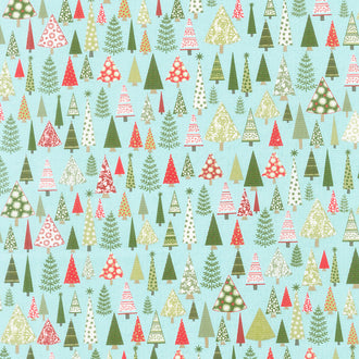 Peppermint Bark - Forest Frosty Yardage