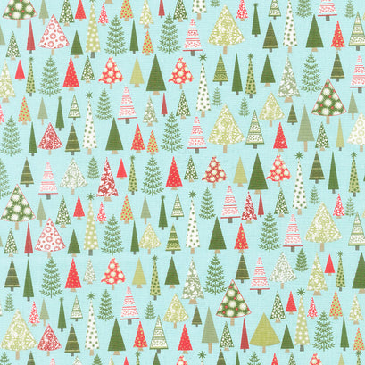 Peppermint Bark - Forest Frosty Yardage