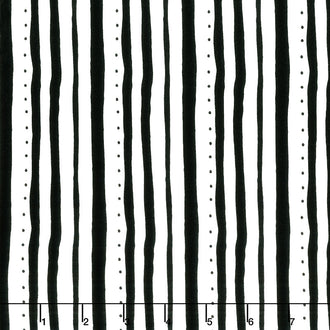 First Look - Stripe Black Yardage