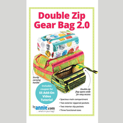 Double Zip Gear Bag 2.0 Pattern