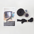 Dapper Dopp Seat Belt Kit - Large Black & Grey Alternative View #1