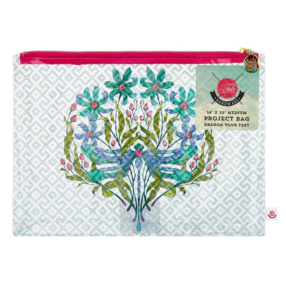 Tula Pink Dragon Your Feet Medium Zip Bag