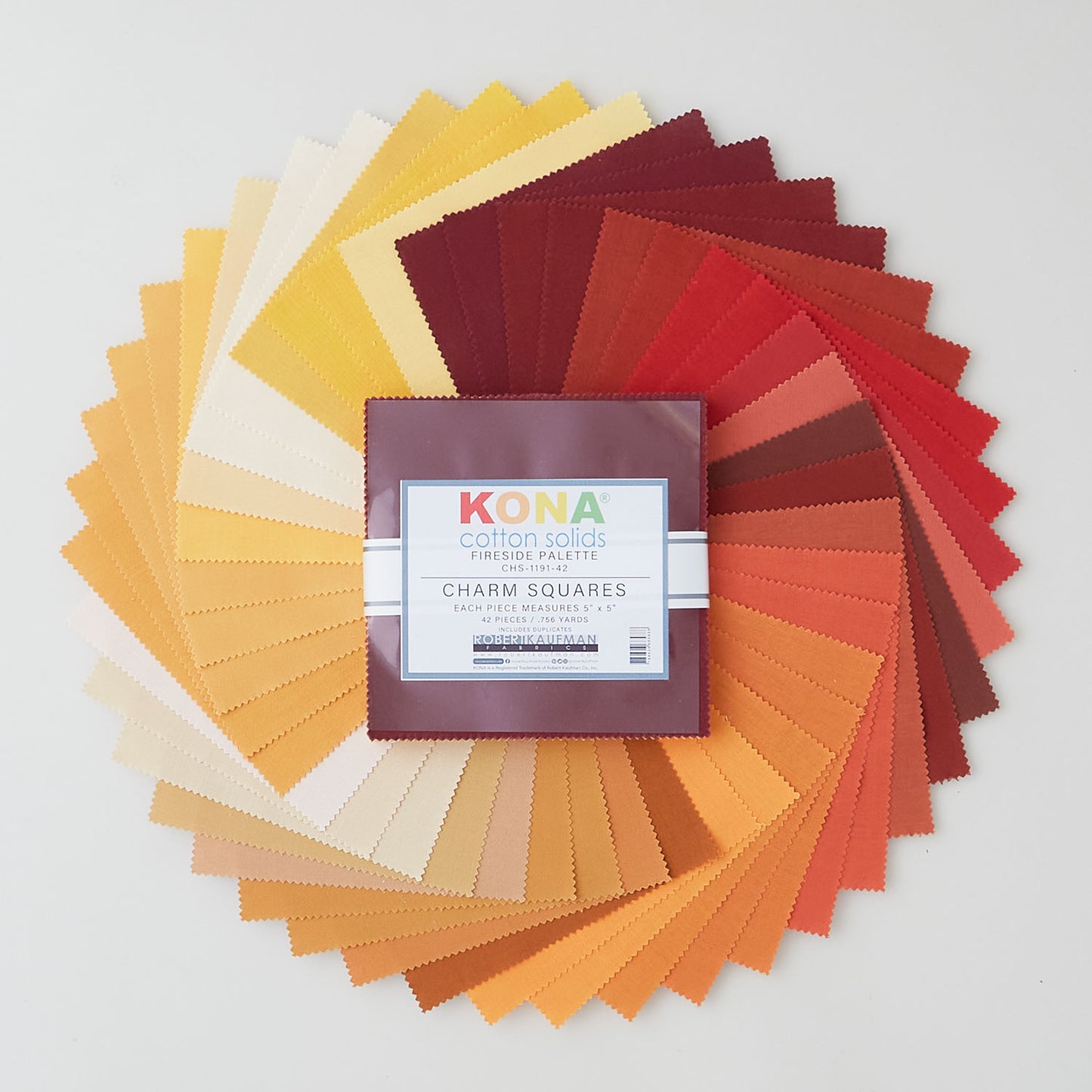 Kona Cotton - Fireside PaletteCharm Pack Primary Image