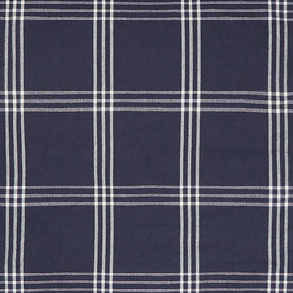 Vista Toweling - Large Check Indigo 18" Wide Toweling Yardage