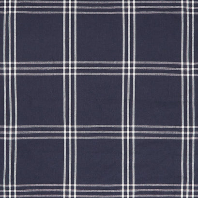 Vista Toweling - Large Check Indigo 18" Wide Toweling Yardage