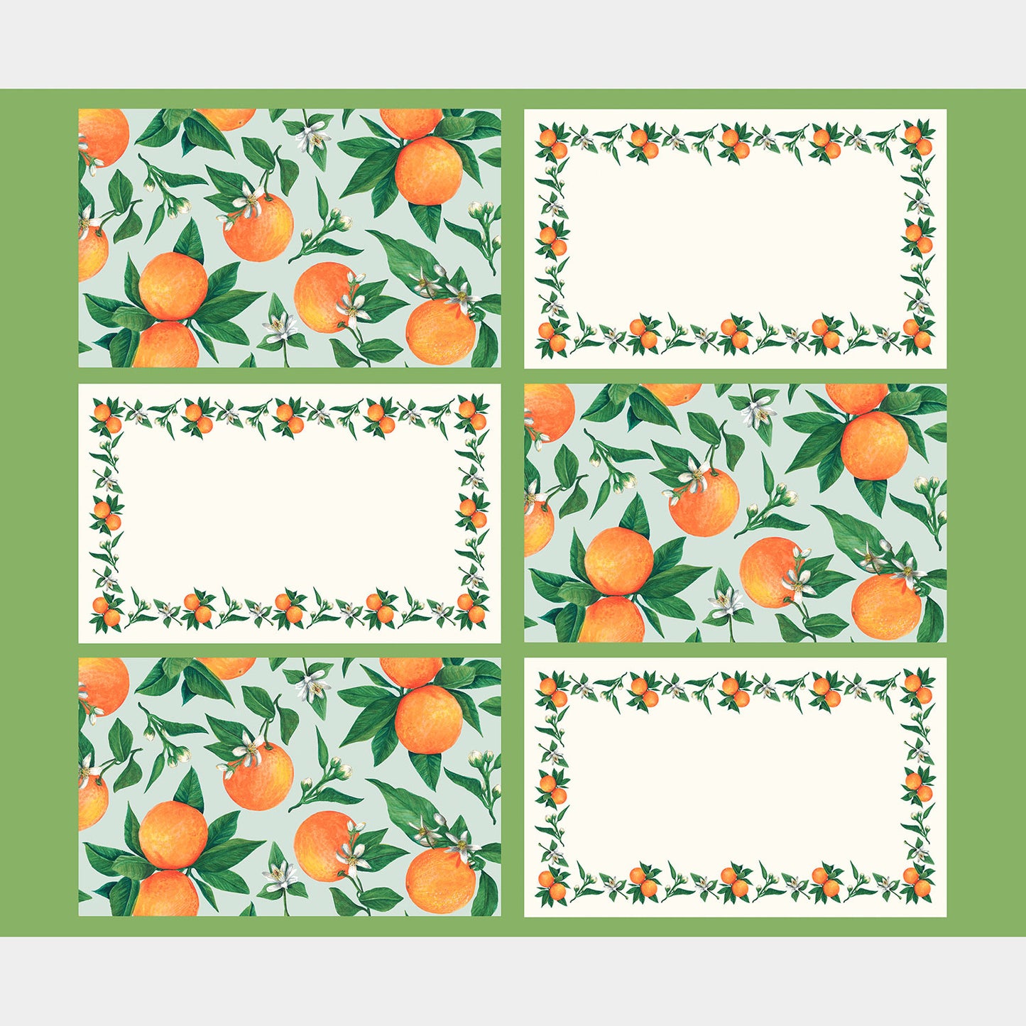 Monthly Placemat Panels - June Orange Placemat Panel Primary Image
