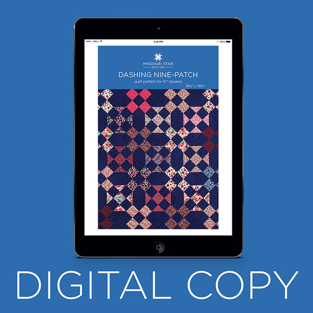 Digital Download - Dashing Nine-Patch Quilt Pattern by Missouri Star Primary Image