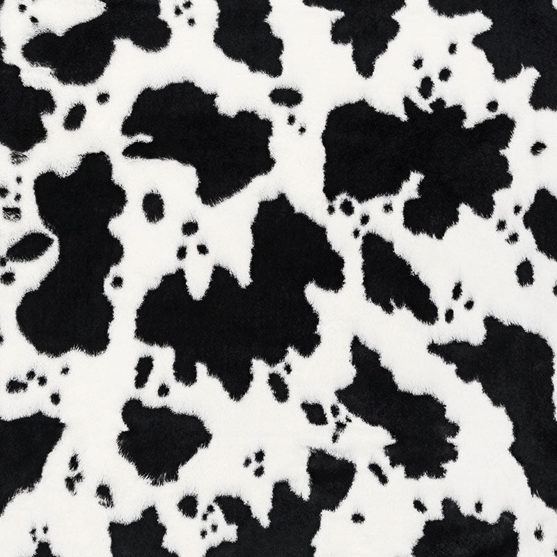 Luxe Cuddle® - Cow Snow Black Yardage Primary Image