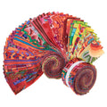 Kaffe Collective - August 2022 - Warm Colorway2 1/2" Strips Primary Image