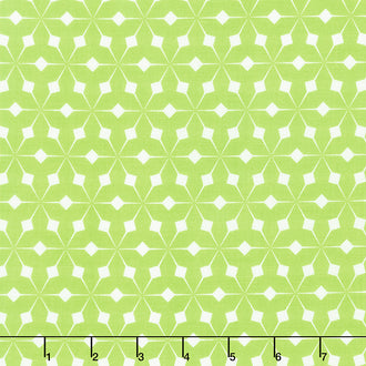 Colour Wall - Geo Lime Yardage