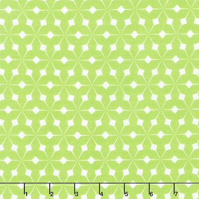Colour Wall - Geo Lime Yardage