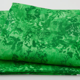 Lumina - Abstract Foliage Green 108" Wide 3 Yard Cut
