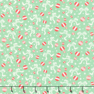 Holly Jolly - Bobbles & Bows Holly Yardage