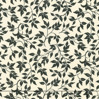 Ups a Daisy - Leafy Swirl Cream Yardage
