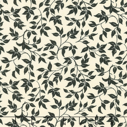 Ups a Daisy - Leafy Swirl Cream Yardage