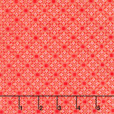 Imperial Collection - Honoka Teal Colorstory Quatrefoil Cherry Metallic Yardage Primary Image